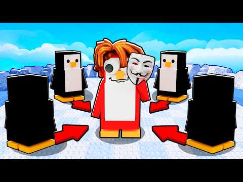 I'm SECRETLY a PENGUIN in Roblox Knockout!