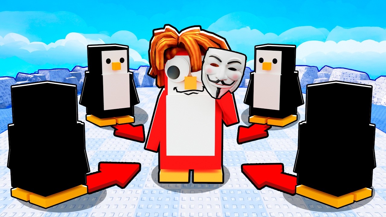 I'm SECRETLY a PENGUIN in Roblox Knockout!