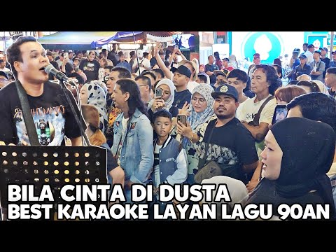 Bob bawak Penonton bernostalgia bersama menyanyi lagu top 90an Bila Cinta Di Dusta"