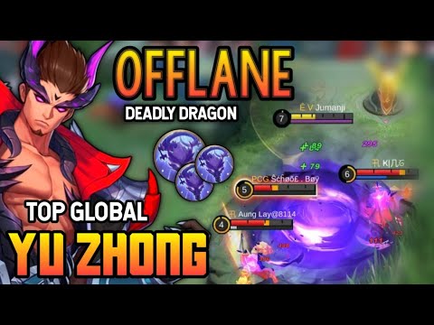Deadly Dragon! Yu Zhong Best Build 2021 | Top Global Yu Zhong Gameplay | Mobile Legends✓