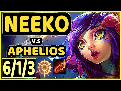 ΚINZU (NEEKO) vs APHELIOS - 6/1/3 KDA BOTTOM ADC GAMEPLAY - EUW Ranked GRANDMASTER