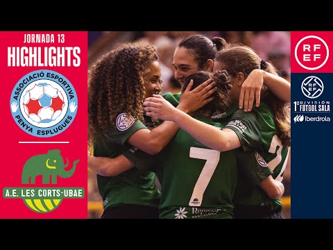 Resumen #PrimeraIberdrola | AE Penya Esplugues 3-5 Les Corts UBAE | Jornada 13