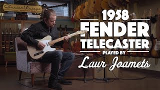 Video thumbnail for 1958 Fender Telecaster played by Laur Joamets by Carter Vintage Guitars