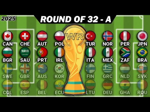 ROUND OF 32 - A | Color League World Cup Football 2025 Soccer Marble