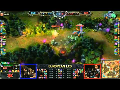 (HD348) LCS Semaine 6 - Fnatic vs Giants - League Of Legends Replay [FR]