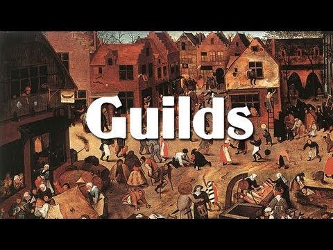 What were the guilds in medieval Europe?