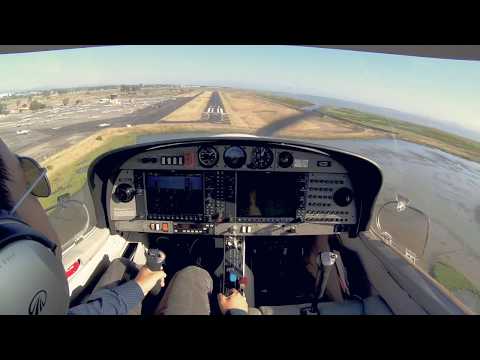 First solo flight! Diamond Star DA-40 at KPAO, 2017.06.20