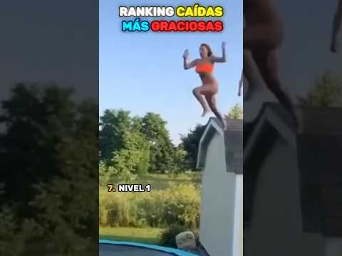 RANKING de las CAÍDAS más GRACIOSAS 🤣 ¡La #1 es INCREÍBLE! #Shorts #Funny #Fails