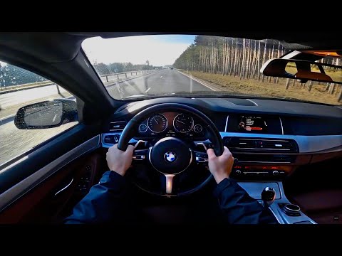 BMW F11 518D B47 110kW 2014 M-SPORT | POV Test Drive