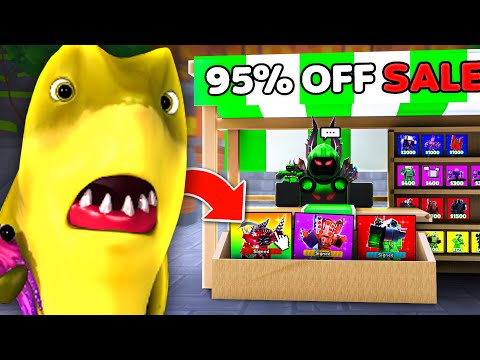 Spending 10k GEMS at the CUSTOM Marketplace in Toilet Tower Defense!