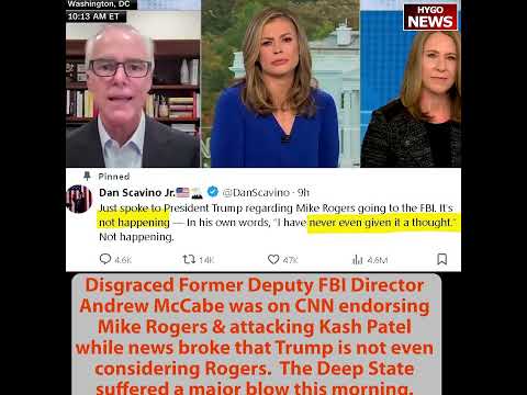 Andrew McCabe endorsing Mike Rogers; Lou Holtz on Linda McMahon; LaTurner: not a setback for Trump