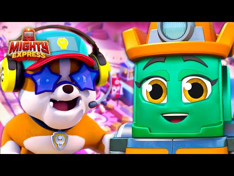 It's Party Time! Mighty Express + Paw Patrol Episodes - Mighty Express Official