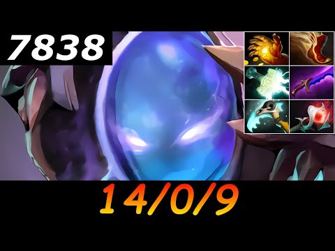 Dota 2 Arc Warden 7838 MMR 14/0/9 (Kills/Deaths/Assists) Ranked Full Gameplay