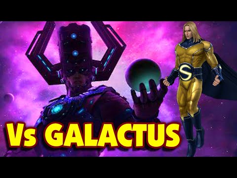 T-3 Sentry Vs Galactus (Almost Solo Damage Deal) - MARVEL Future Fight