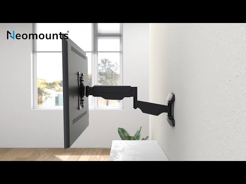 Neomounts WL70-550BL12 voll bewegliche Wandhalterung für 23-42" Bildschirme - Schwarz video preview