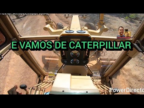 E VAMOS DE CATERPILLAR 120K / Motoniveladora grader niveleuse patrola operador Patroleiro 
