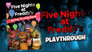 Five Nights at Freddy's: Survive Till 6AM - Board Game Solo Playthrough