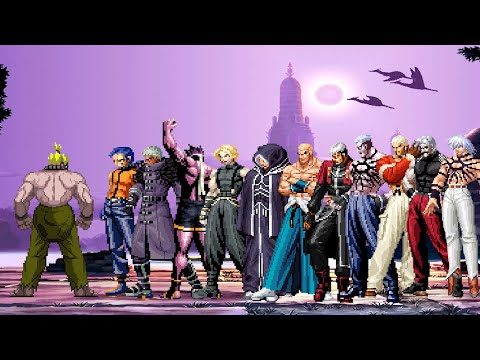Rare Akuma Vs Super Kof Bosses Team Mugen