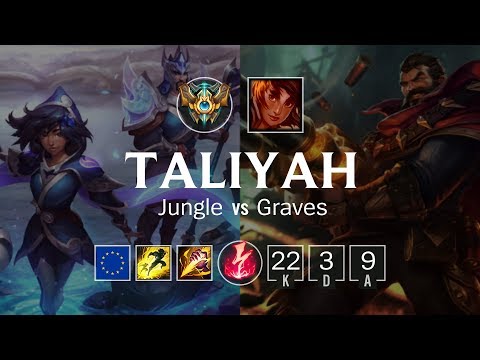 Taliyah Jungle vs Graves - EUW Challenger Patch 8.21