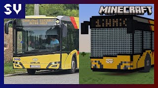 Solaris Urbino 12 Hybrid bus - Minecraft Timelapse