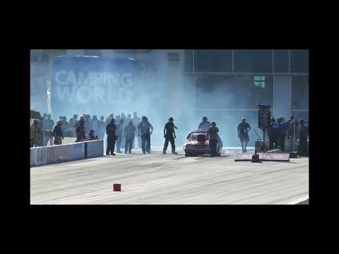 Mark Johnson in Bob Glidden’s 1988 Ford Thunderbird at the 2021 Gatornationals