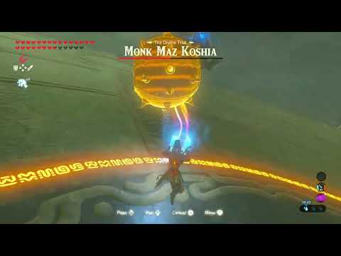 Zelda BOTW: Monk Maz Koshia battle moves VII