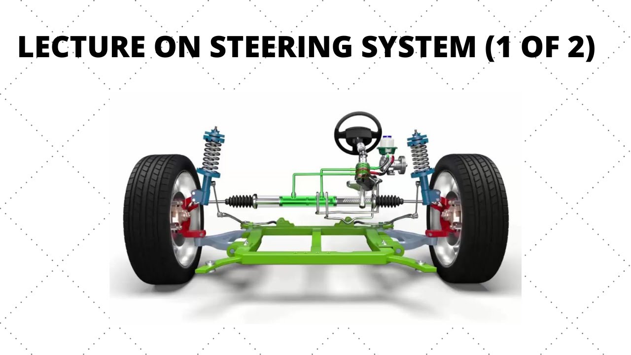 Lecture on Steering System - Lecture 1 of 2