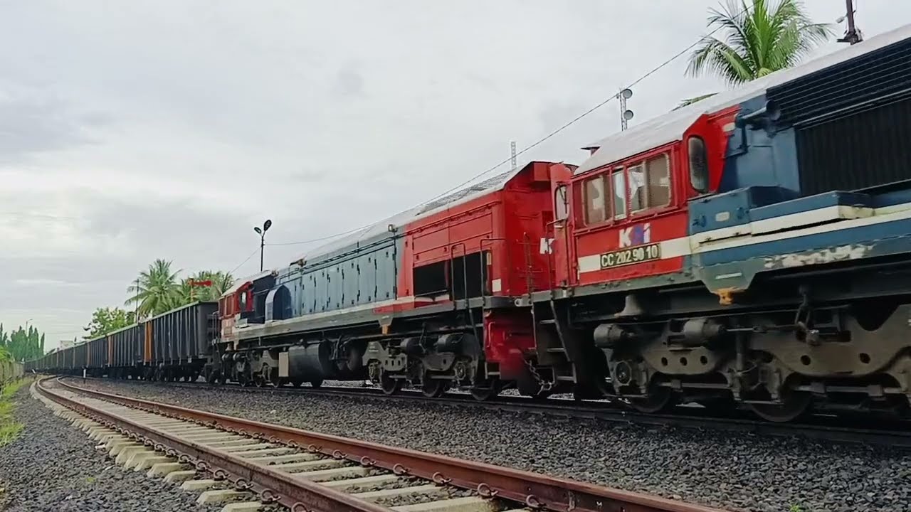 kereta Api Lokomotif CC (202)#keretaapi #keretaapibatubara #babaranjang #keretaapiindonesia #