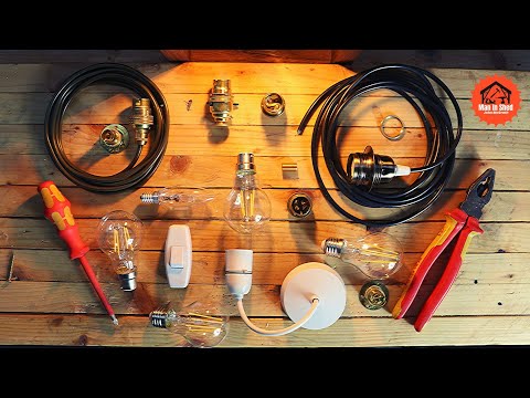 How to Wire a Lamp/ Light Fitting for the Woodworkers, Woodturners and Makers out there.