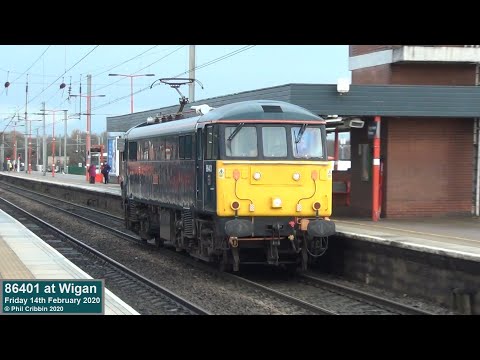 86401 at Wigan - 14th February 2020