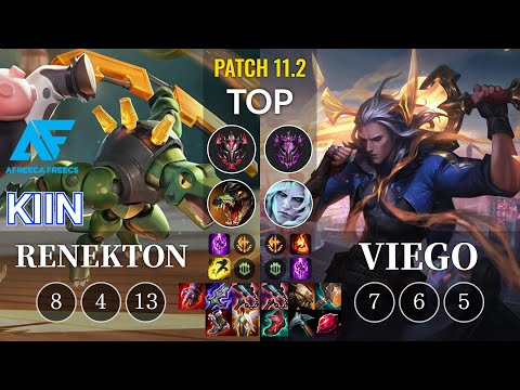 AF Kiin Renekton vs Viego Top - KR Patch 11.2