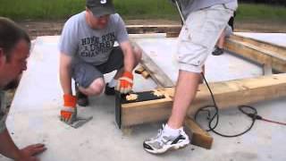 How to attach a U bracket to a post