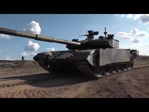 Тестовые боевые стрельбы из модернизированного танка M-84AS1 сербской армии в Пасулянской Ливаде