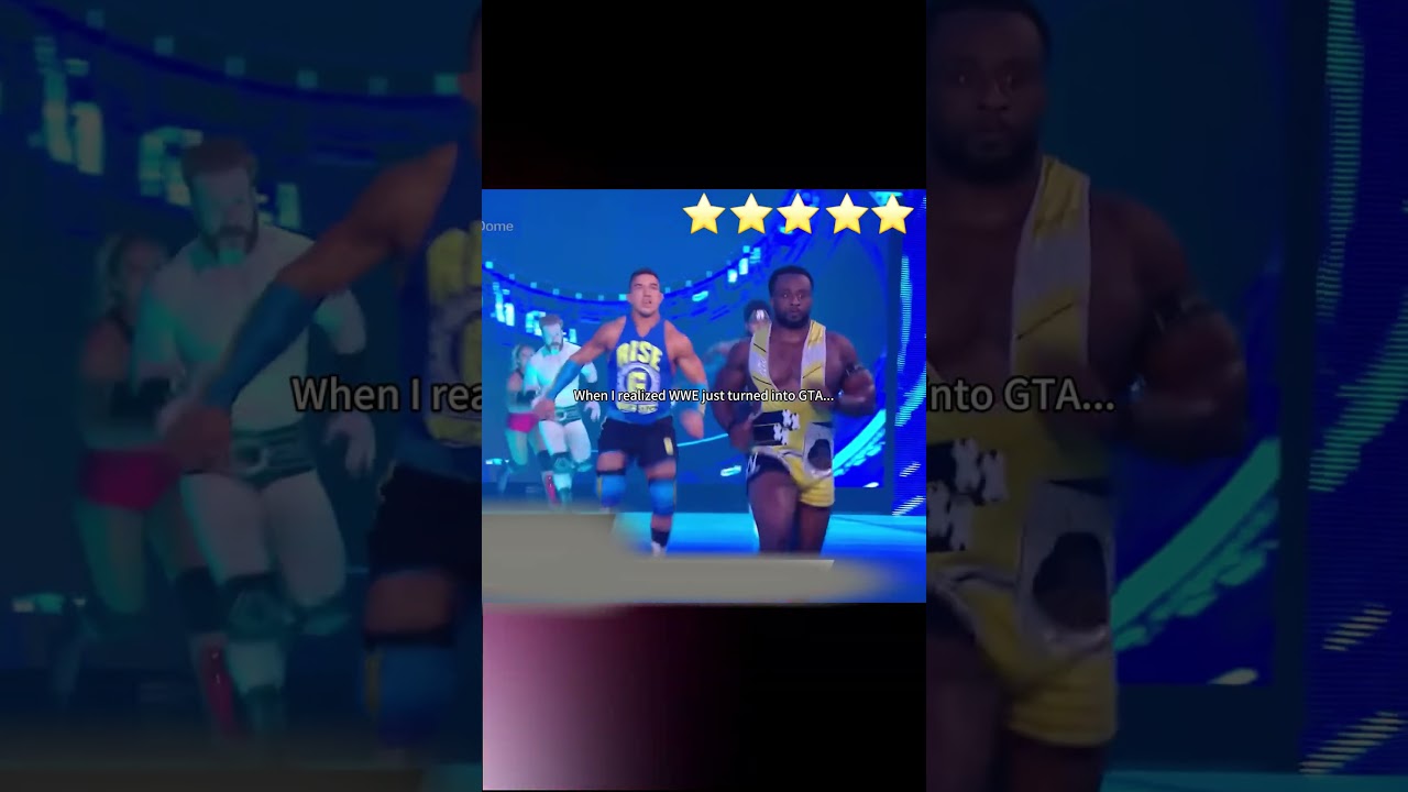【WWE】When GTA Crashes the WWE Ring #wwe #foryou #fyp #wrestling #gta #gta5