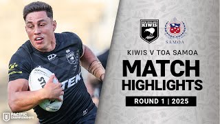2025 Pacific Championships | Kiwis v Toa Samoa | Match Highlights | Round 1
