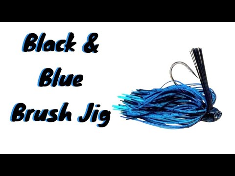 BLACK & BLUE BRUSH JIG | Is this the most universal color ?