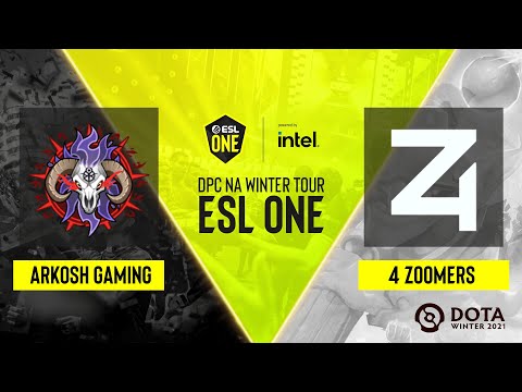 Dota2 - 4 Zoomers vs. Arkosh Gaming - Game 2 - DPC NA Winter Tour - ESL One - part 2