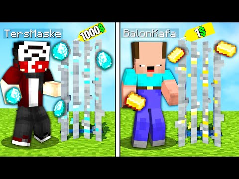 BALON KAFA İLE 1$ TARLA VS 1000$ TARLA ! - BalonCraft #55 - Minecraft