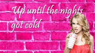 Taylor Swift-Christmases when you were Mine Lyrics