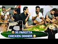 Village Parotta Fun Cooking Chicken Dinner Treat Hussain Manimegalai