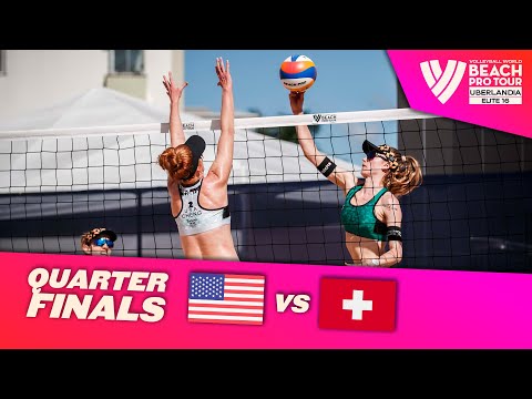 Hughes/Cheng vs. Brunner/Hüberli - Quarter Finals Highlights Uberlandia 2023 #BeachProTour