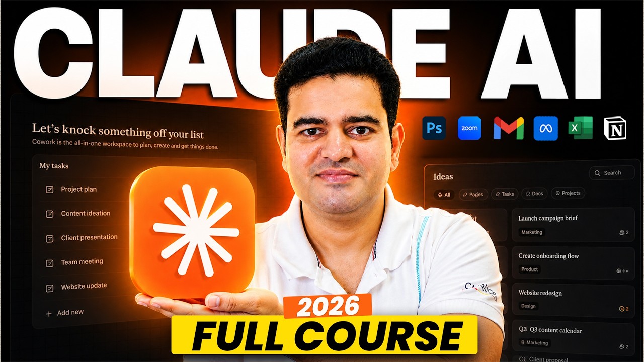 Claude AI Full Course in Hindi 2026 | How to Use Claude AI Tutorial for Beginners | #claudeai