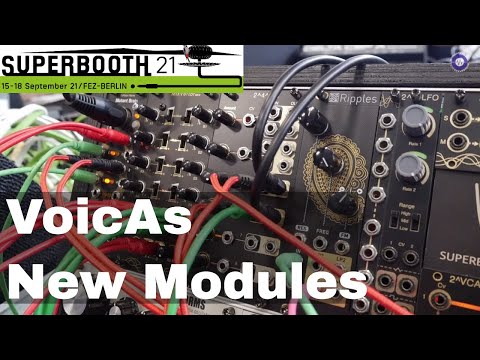 SUPERBOOTH 2021 - VoicAs Modular - New Modules