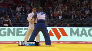 preview picture of video 'Avtandil Tchrikishvili (GEO) vs Jaromir Musil (CZE) -81kg Judo World Championships Chelyabinsk 2014'