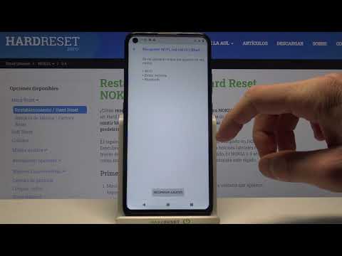 Cómo restablecer WiFi en NOKIA 3.4 - reiniciar ajustes de red