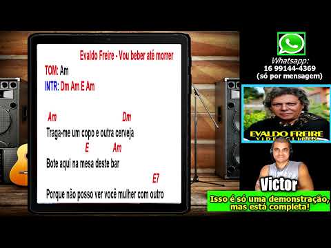 Vou beber até morrer - Evaldo Freire
