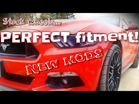 S550 Mustang - Eibach wheel spacer install