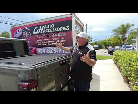 Truck Covers USA American Roll Cover on a Jeep Gladiator review by C&H Auto Accessories 754-205-4575