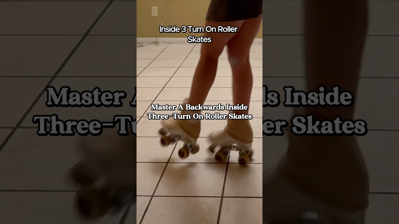 How to Do a Backward Inside Three Turn on Roller Skates