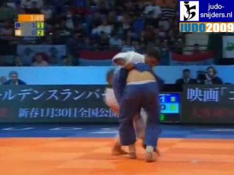 Judo 2009 Rotterdam: Varlam Liparteliani (GEO) - Ilias Iliadis (GRE) [-90kg].